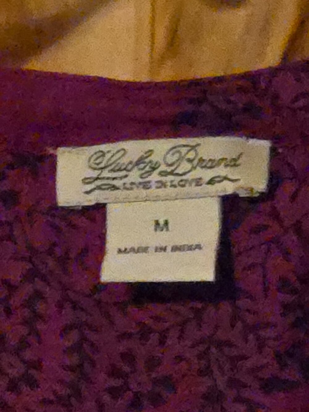 Lucky Brand Top M EUC - Picture 2 of 3